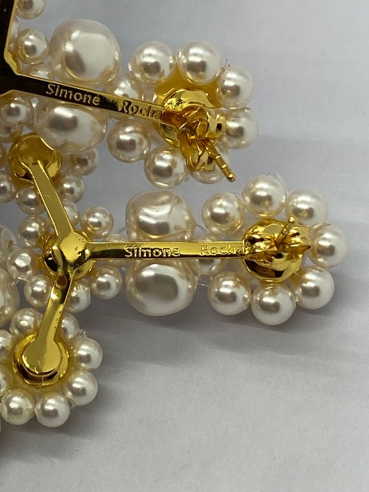 SIMONE ROCHA Pearl Statement Earrings - Pre owned