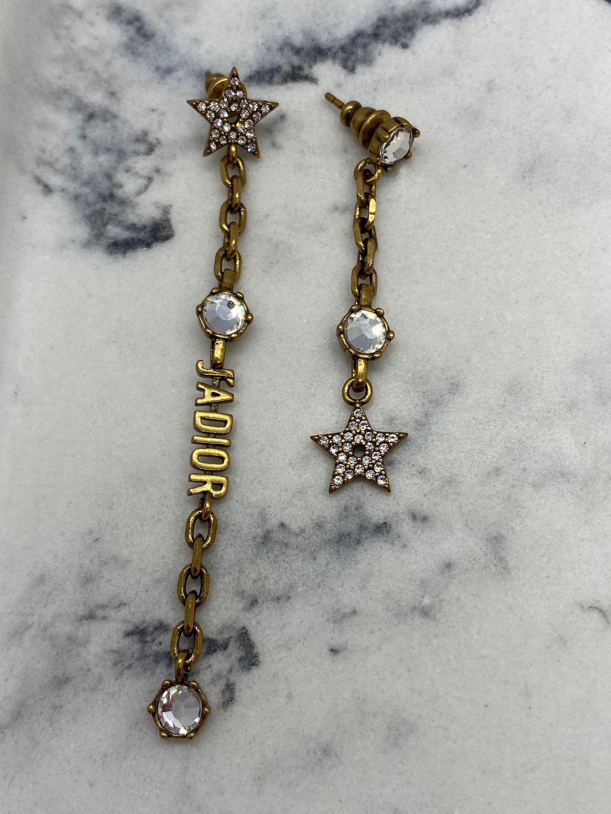CHRISTIAN DIOR J'Adior Pendant Earrings - USED