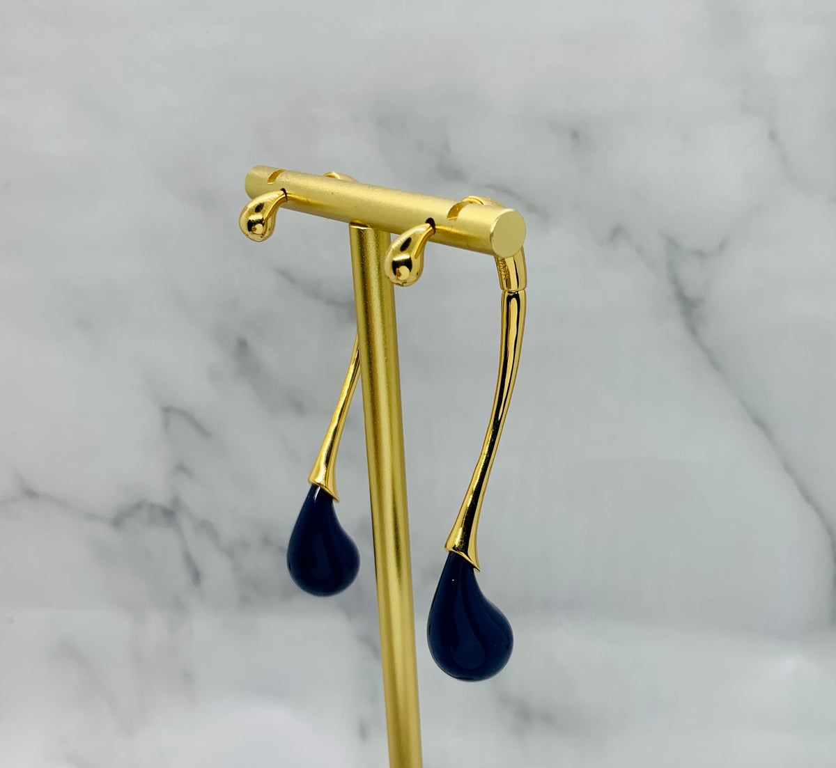 BOTTEGA VENETA Drop earrings with lapis lazuli - Pre owned