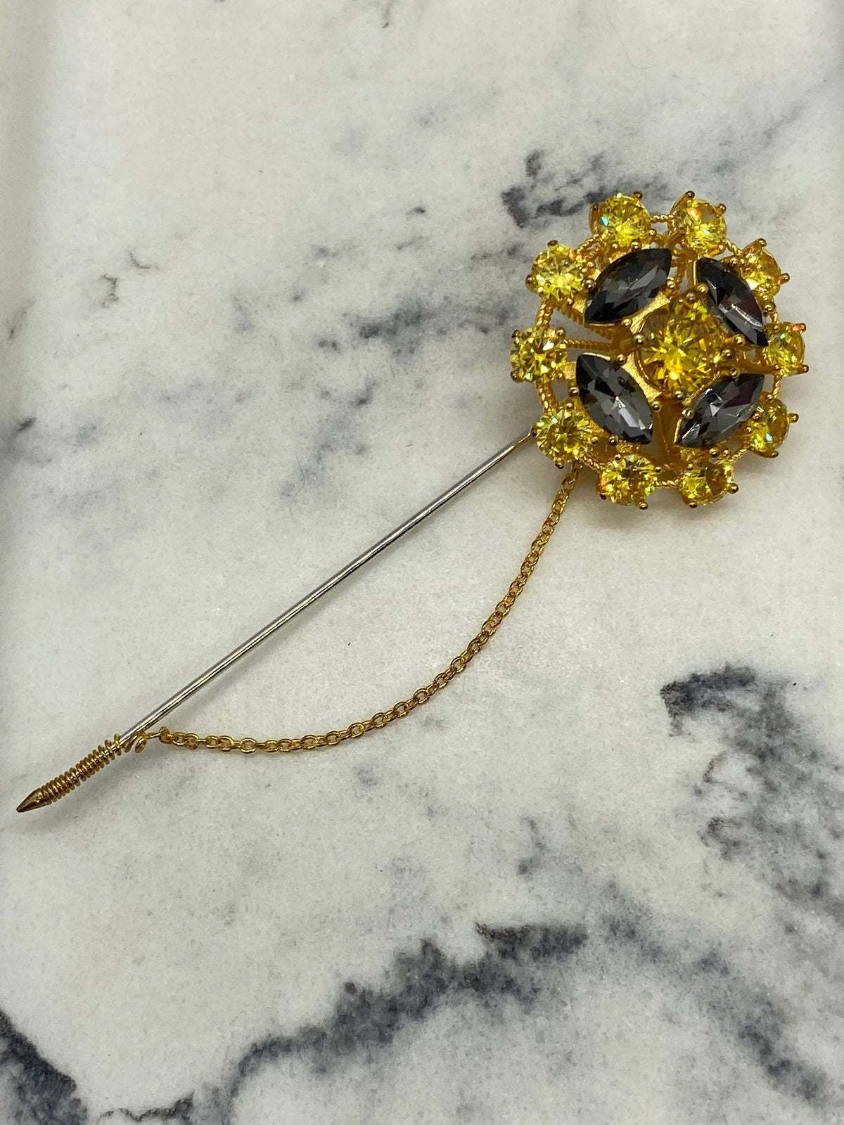 DOLCE & GABBANA Rhinestone Brooch Pin - Pre owned