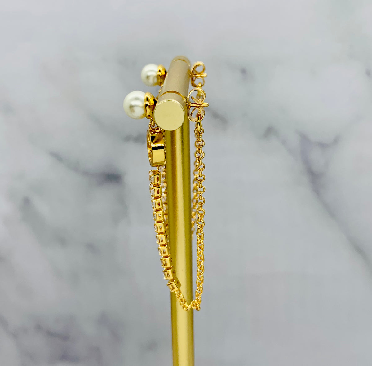 GUCCI Chain Pendant Earrings - Pre owned