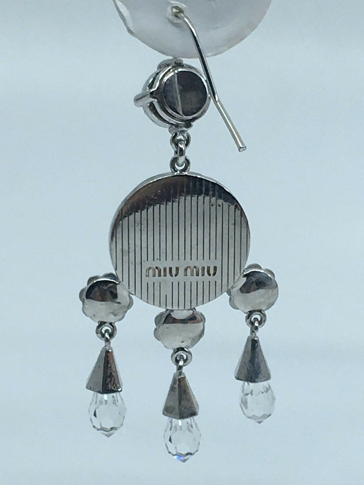 MIU MIU crystal chandelier earrings RARE - pre owned