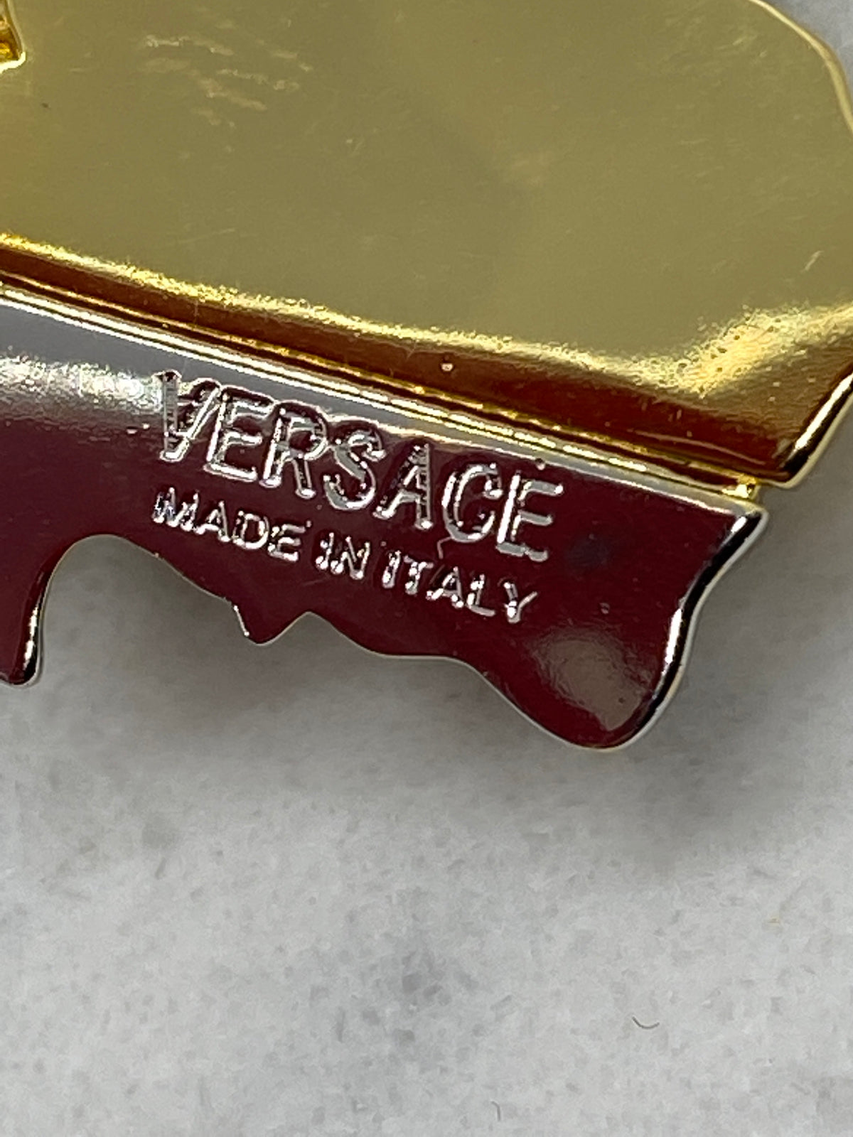 VERSACE Medusa Gold & Silver Tone Necklace - USED