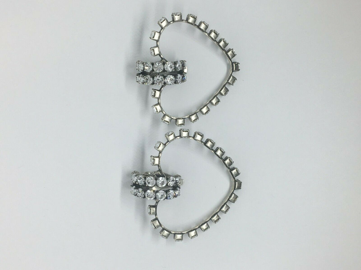 YSL Yves Saint Laurent Runway Heart Earrings - Pre owned