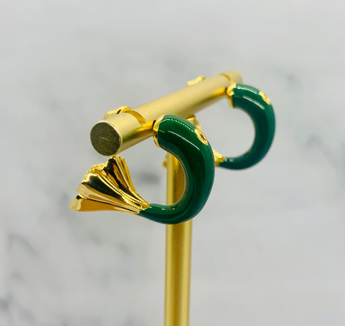 BOTTEGA VENETA Flower Earrings - Pre owned