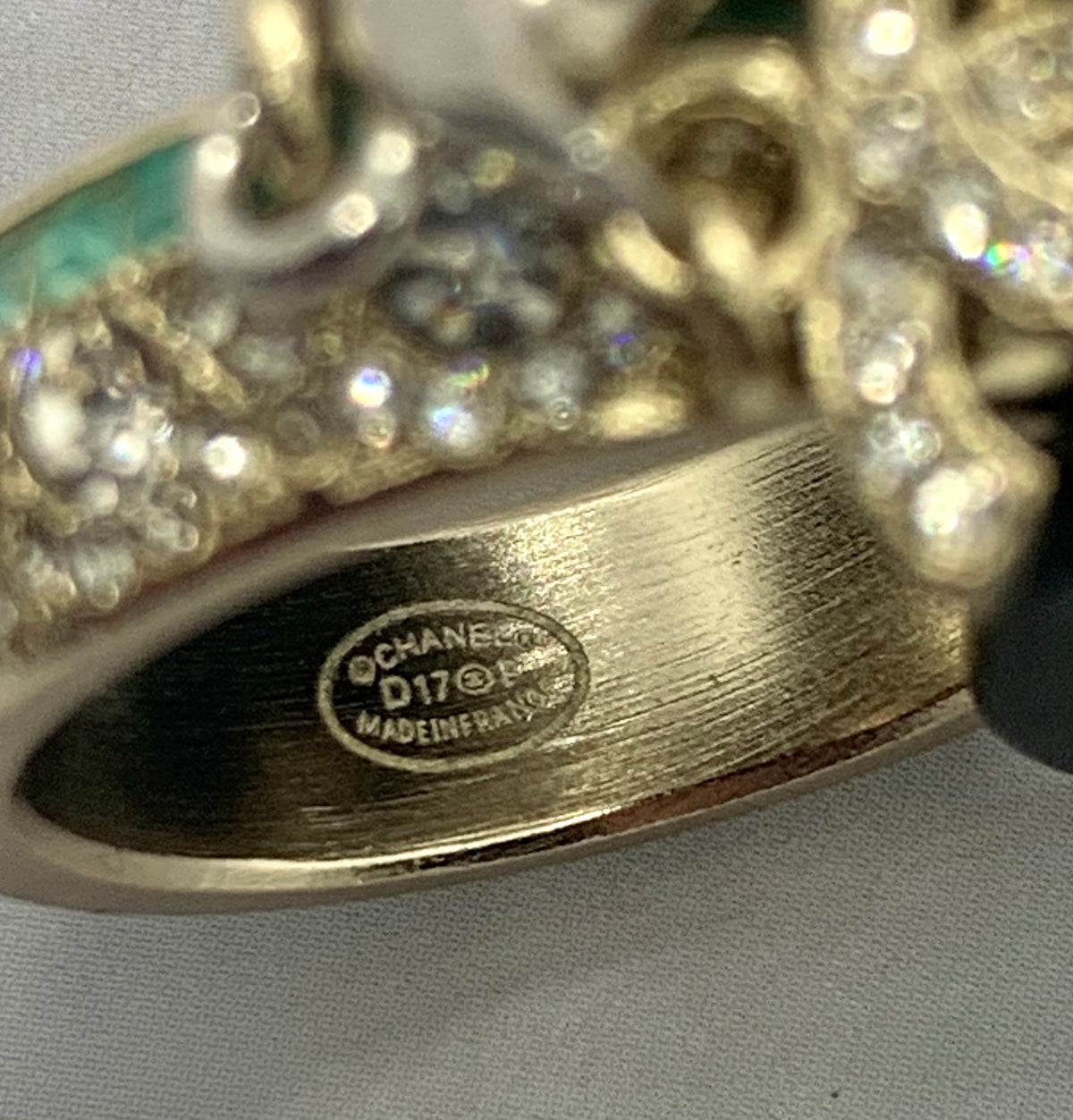 CHANEL CC Sun Moon Star Ring Size 7 M - Pre owned