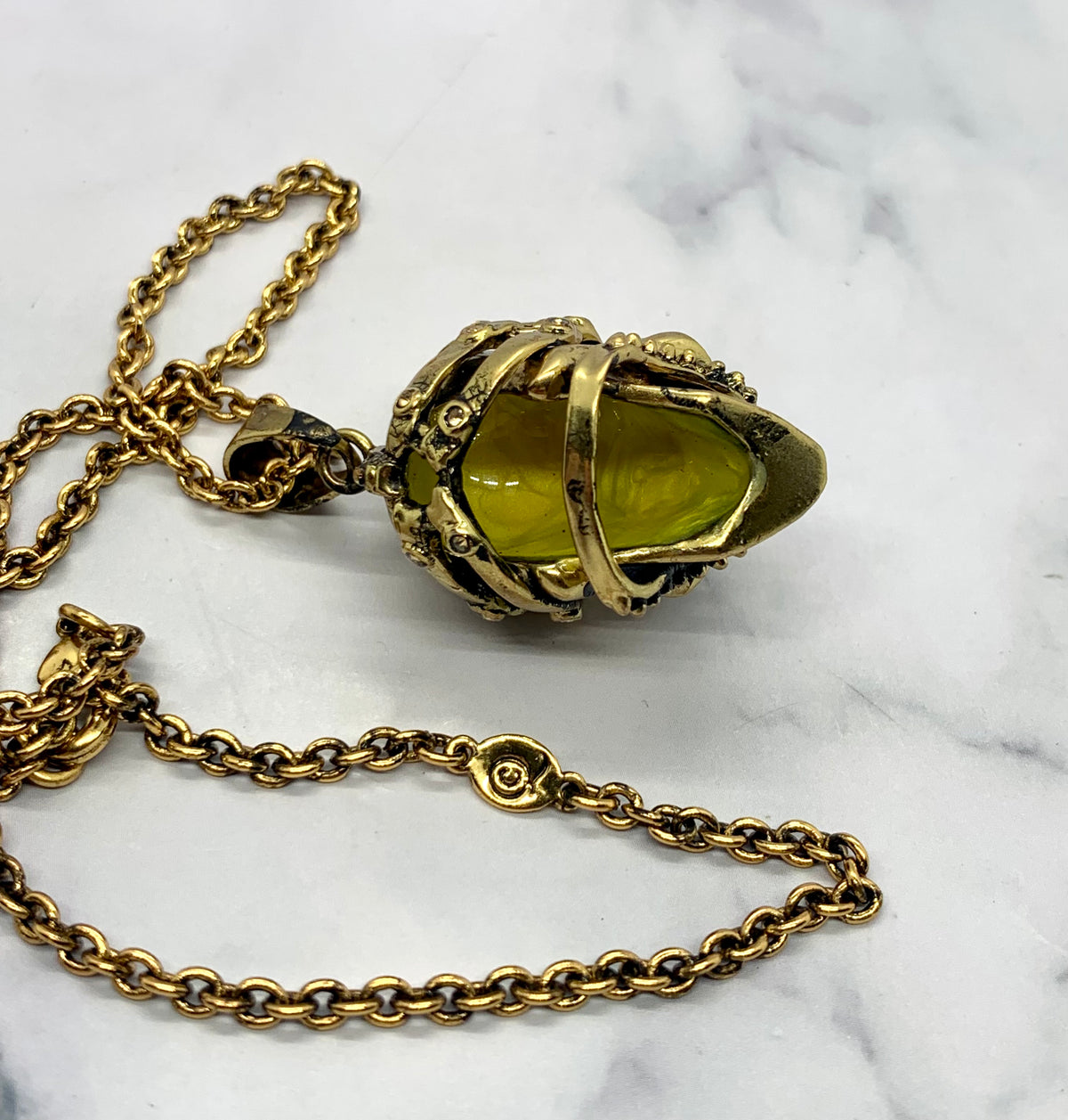 ALEXANDER MCQUEEN Skull Pendant Necklace - Pre owned