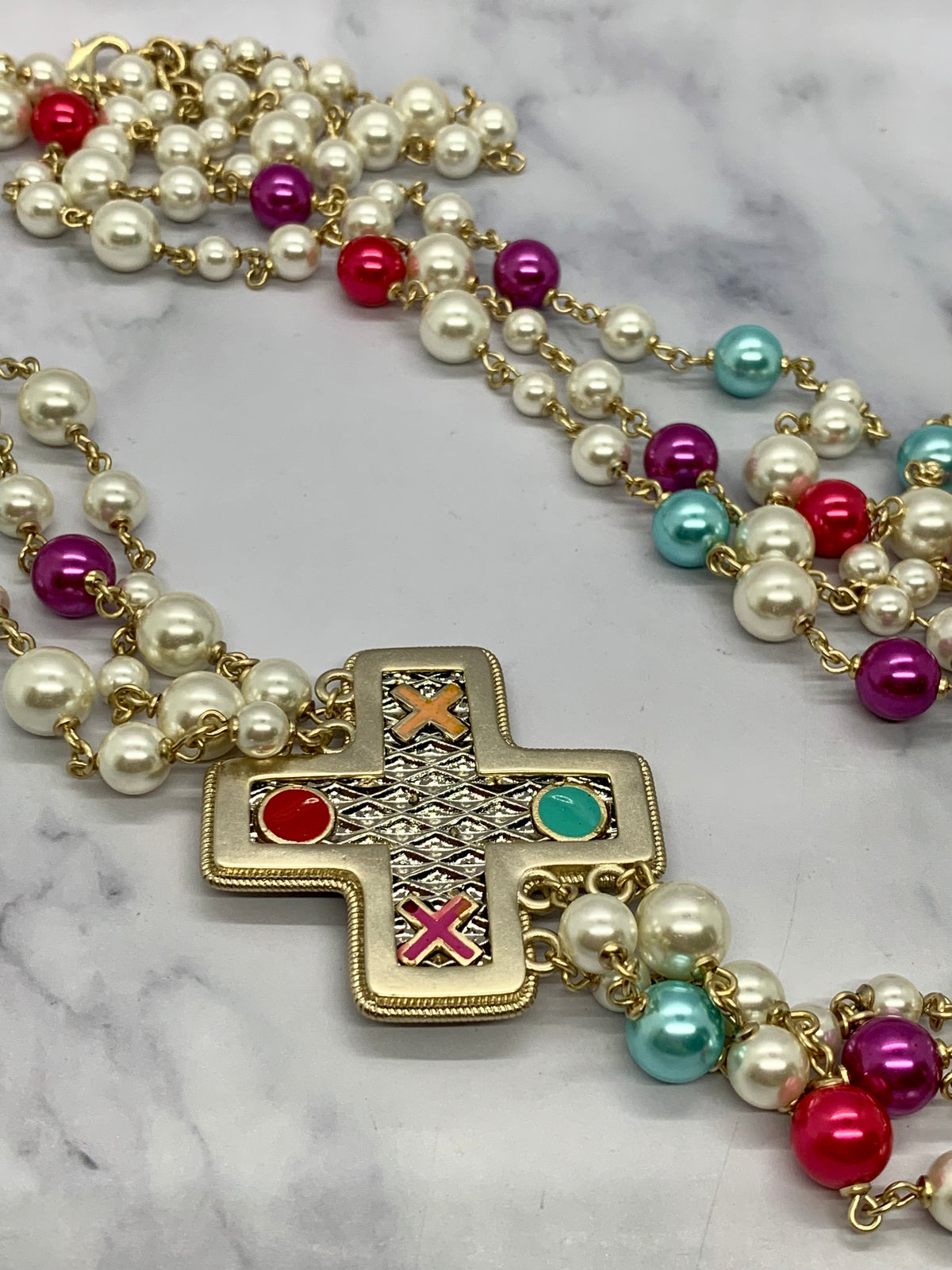 CHANEL CC 2017 Statement Necklace - USED