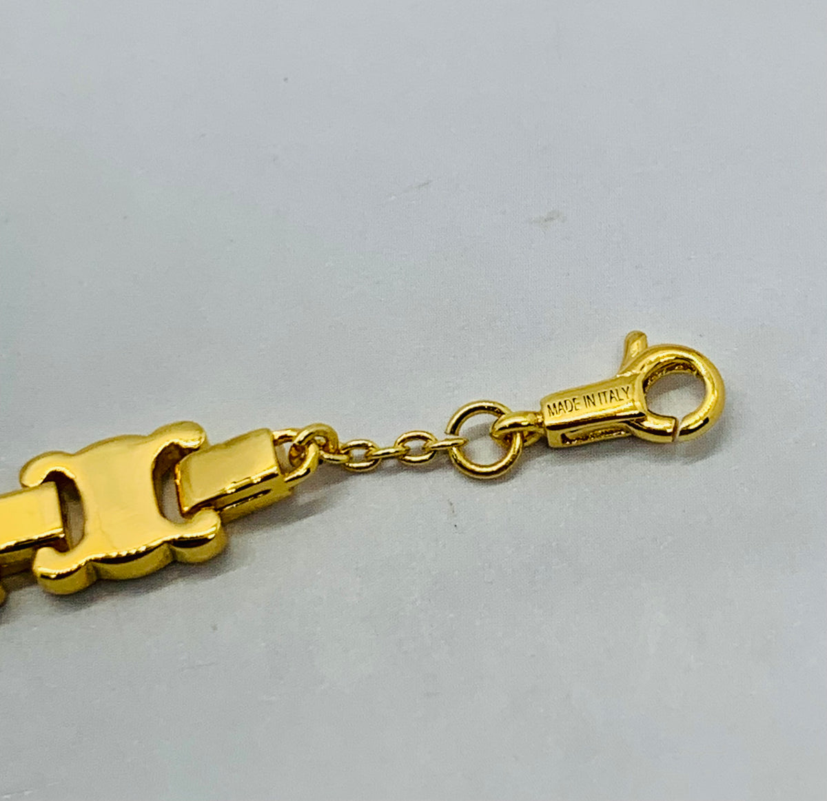 CELINE Monogram Gold Bracelet - Pre owned
