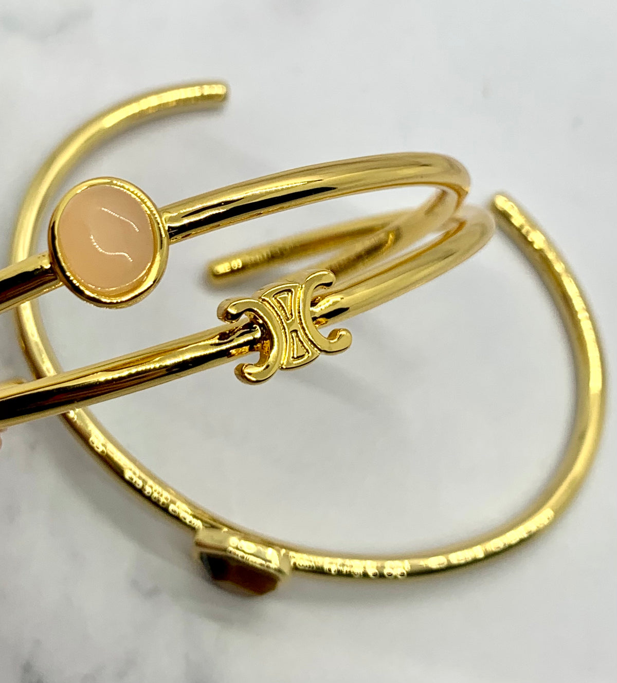 CELINE Bangle Bracelet Set of 3 - Pre owned