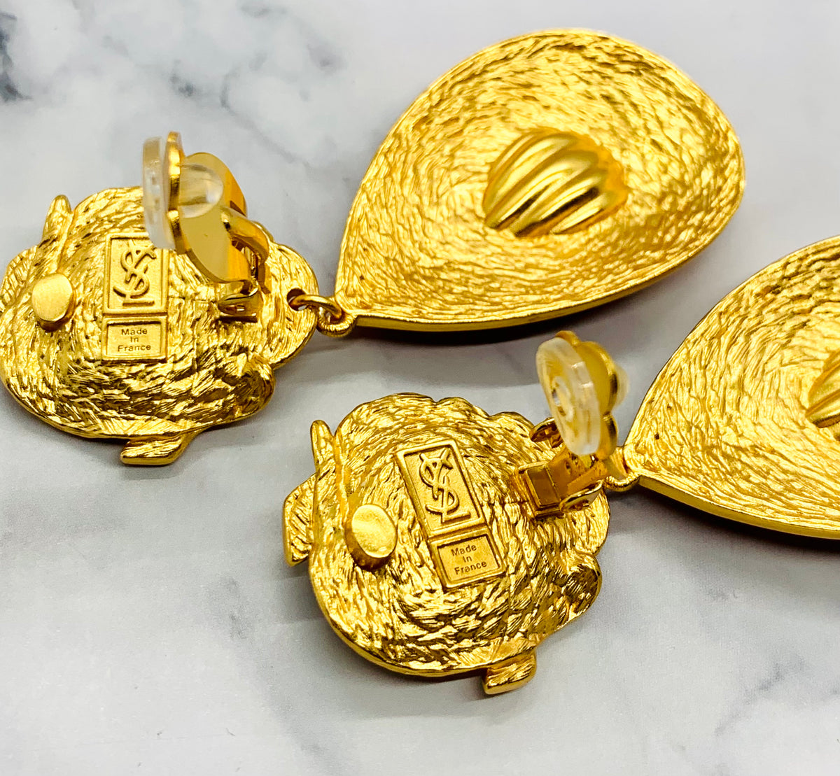 YSL YVES SAINT LAURENT Vintage Serpent Earrings - Pre owned