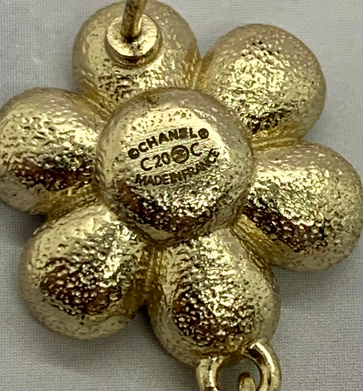 CHANEL CC Pendant Rhinestone Earrings - Pre owned