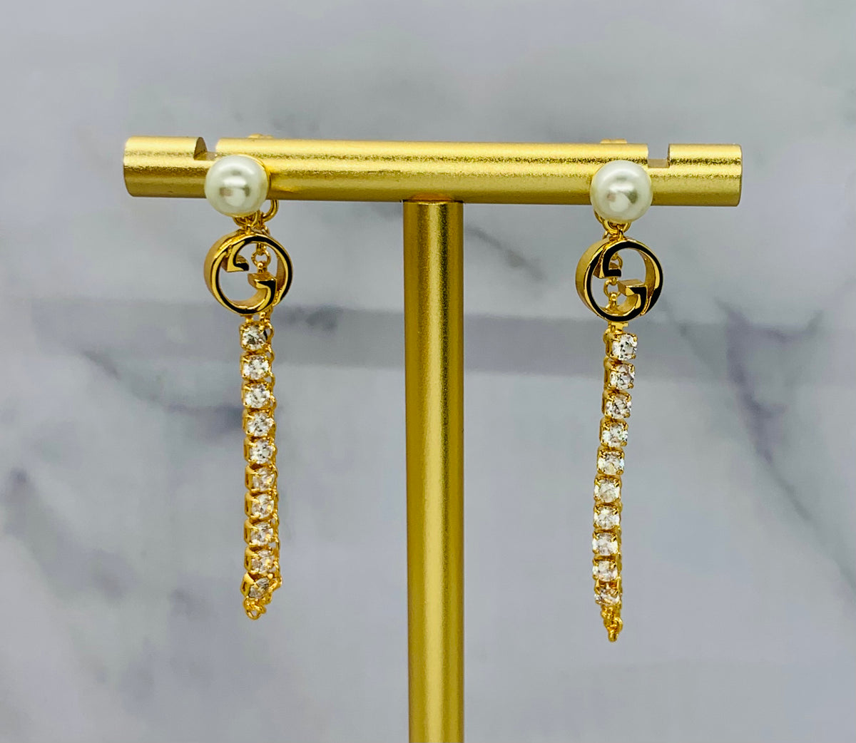GUCCI Chain Pendant Earrings - Pre owned