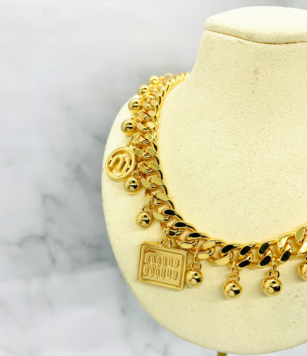 MIU MIU Charms Necklace - Pre owned