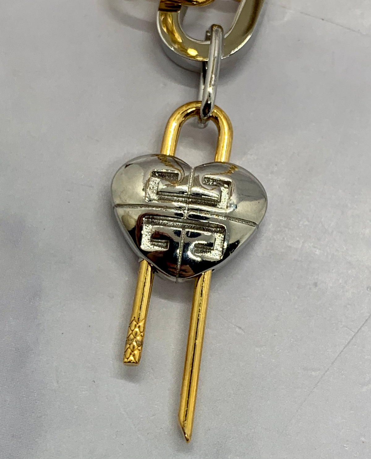 GIVENCHY Heart Lock Necklace - Pre owned