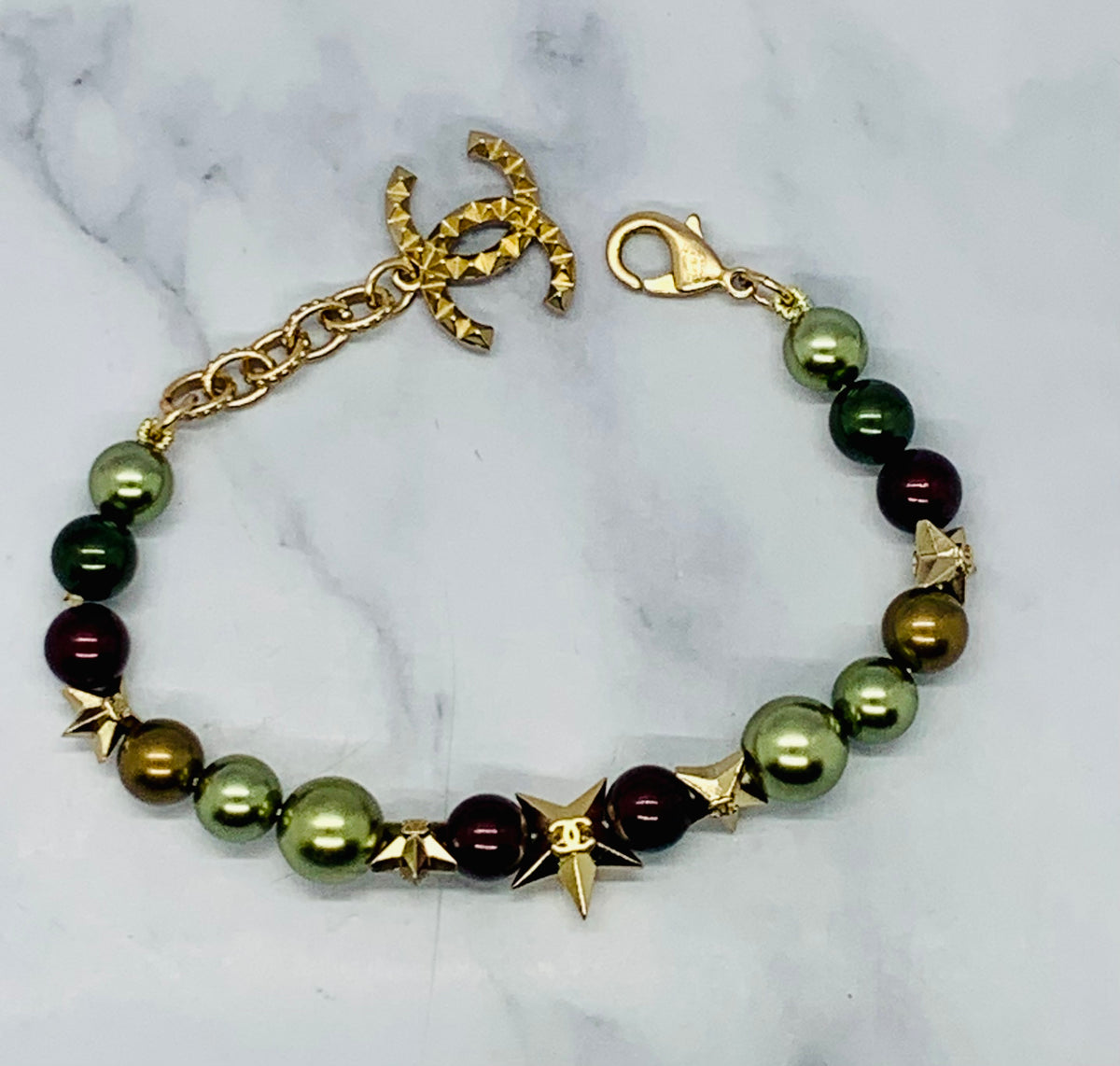 CHANEL CC Western Star Bracelet - USED