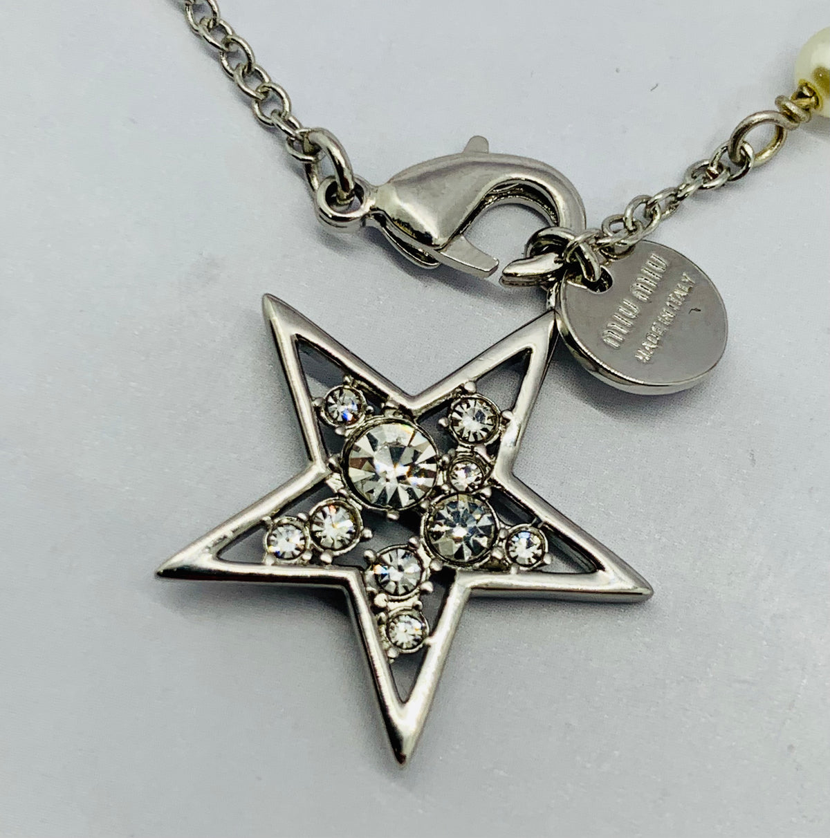 MU MIU Star Charm Bracelet - Pre owned