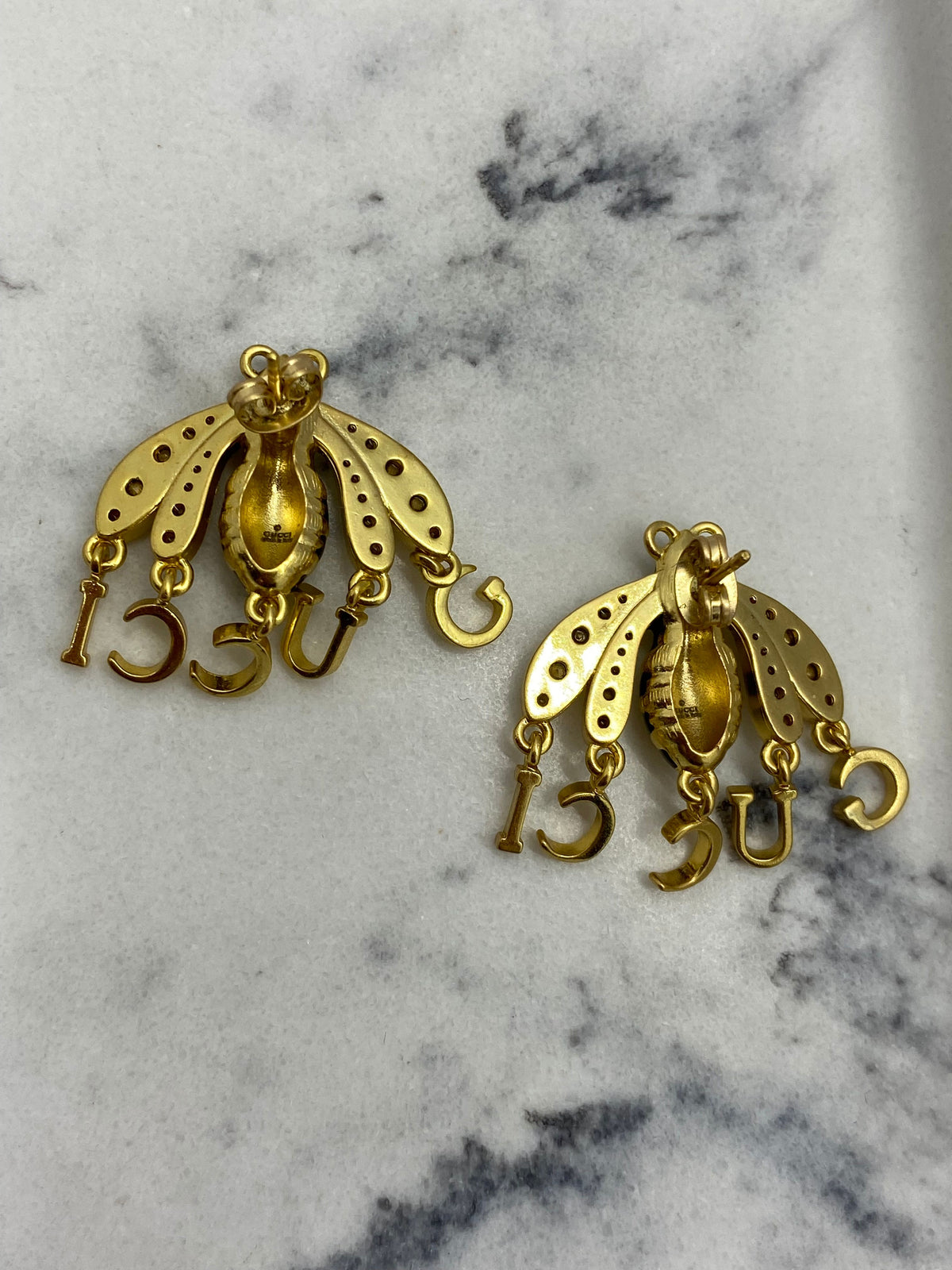 GUCCI Bee Earrings - Pre owned
