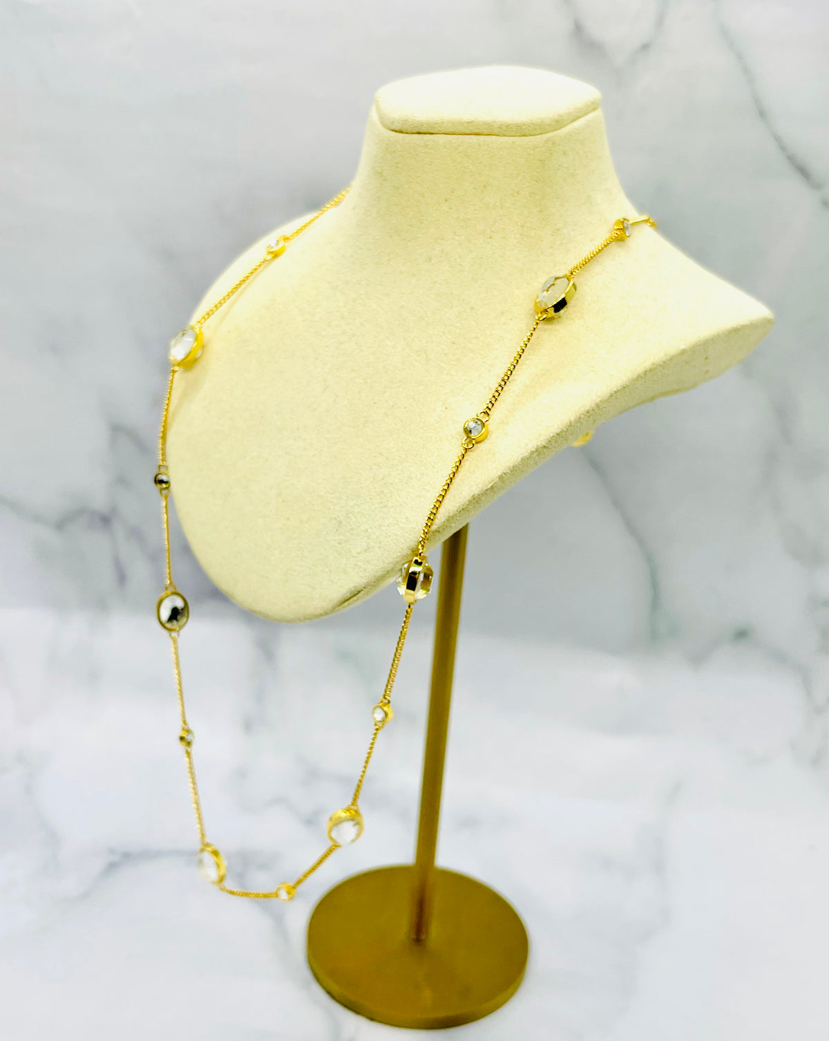 MIU MIU Rhinestone Statement Necklace - Pre owned