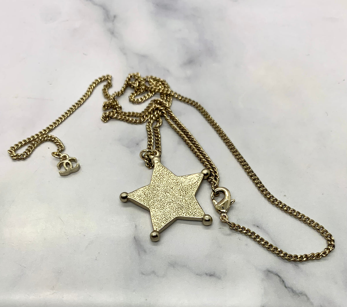 CHANEL CC 2014 Western Star Necklace - Pre owned