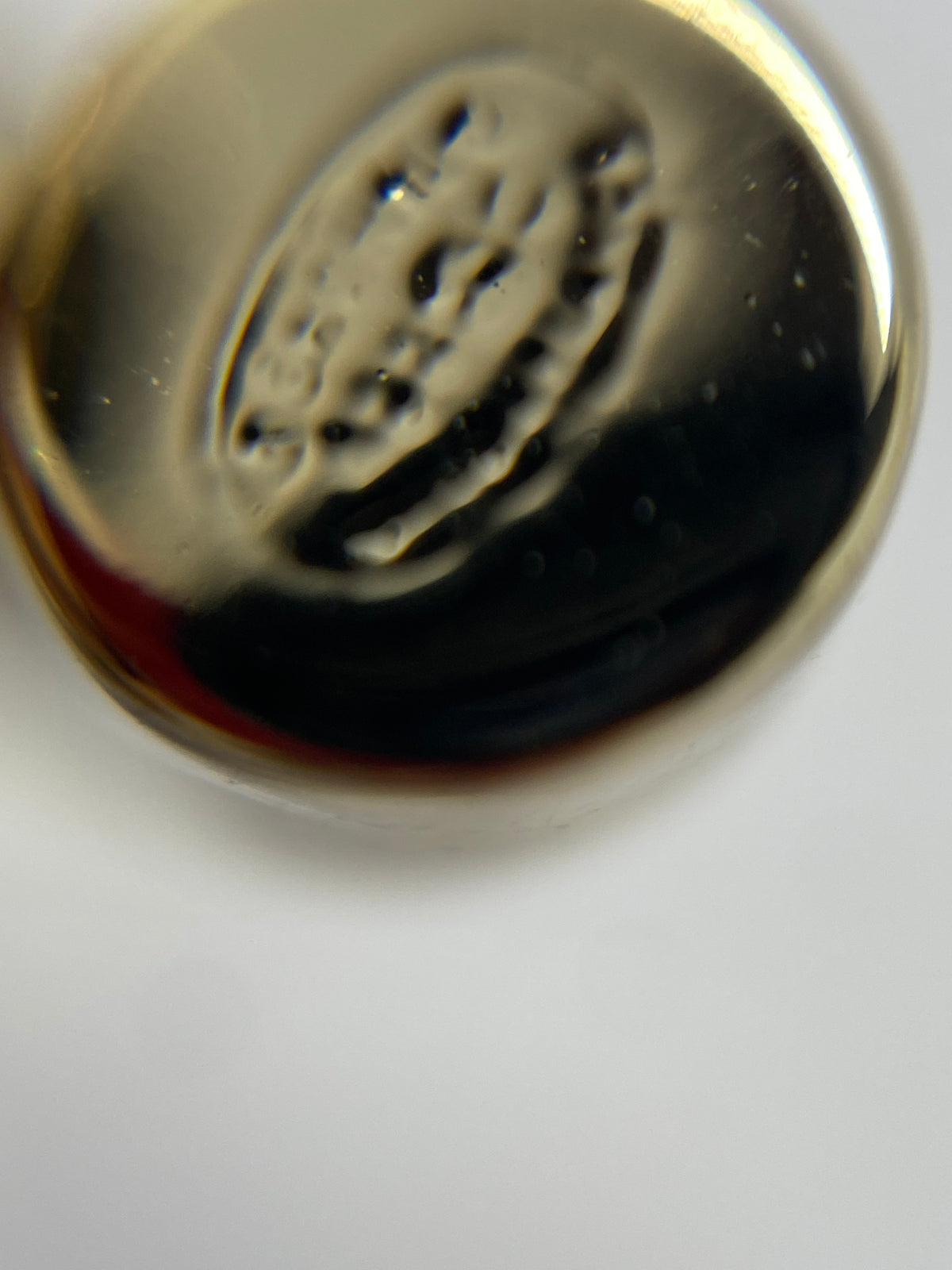 CHANEL CC Pale Gold Earrings - USED