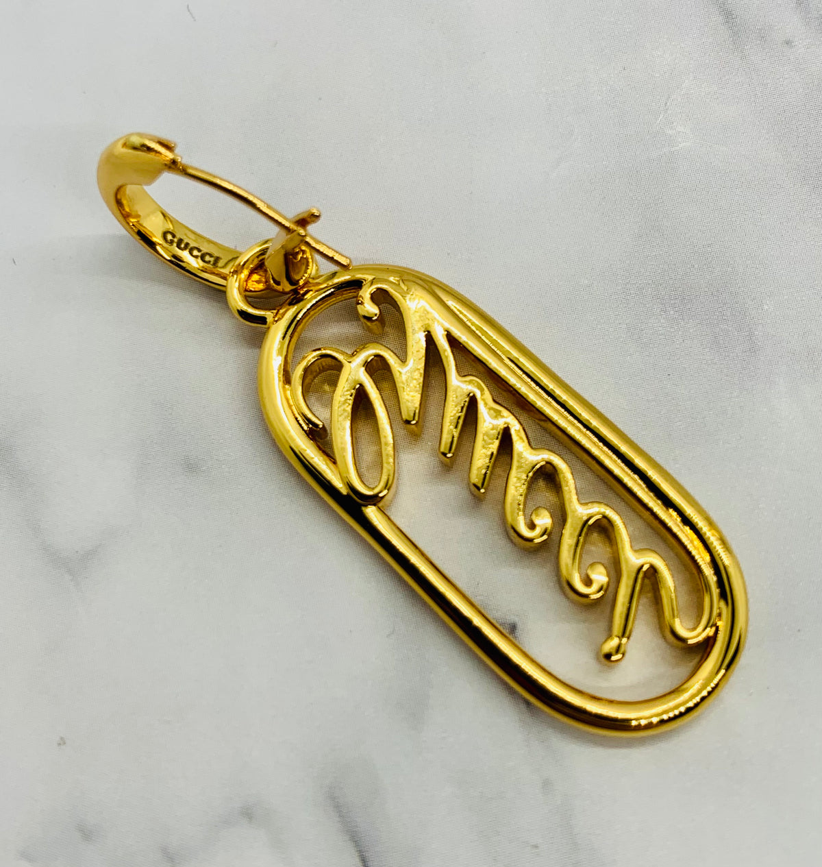 GUCCI Signature Pendant Earrings - Pre owned