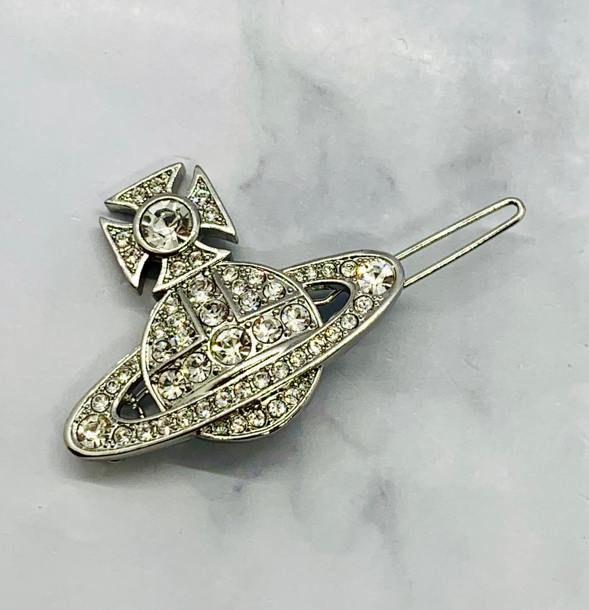 VIVIENNE WESTWOOD Orb Hair Barrette Clip - Pre owned