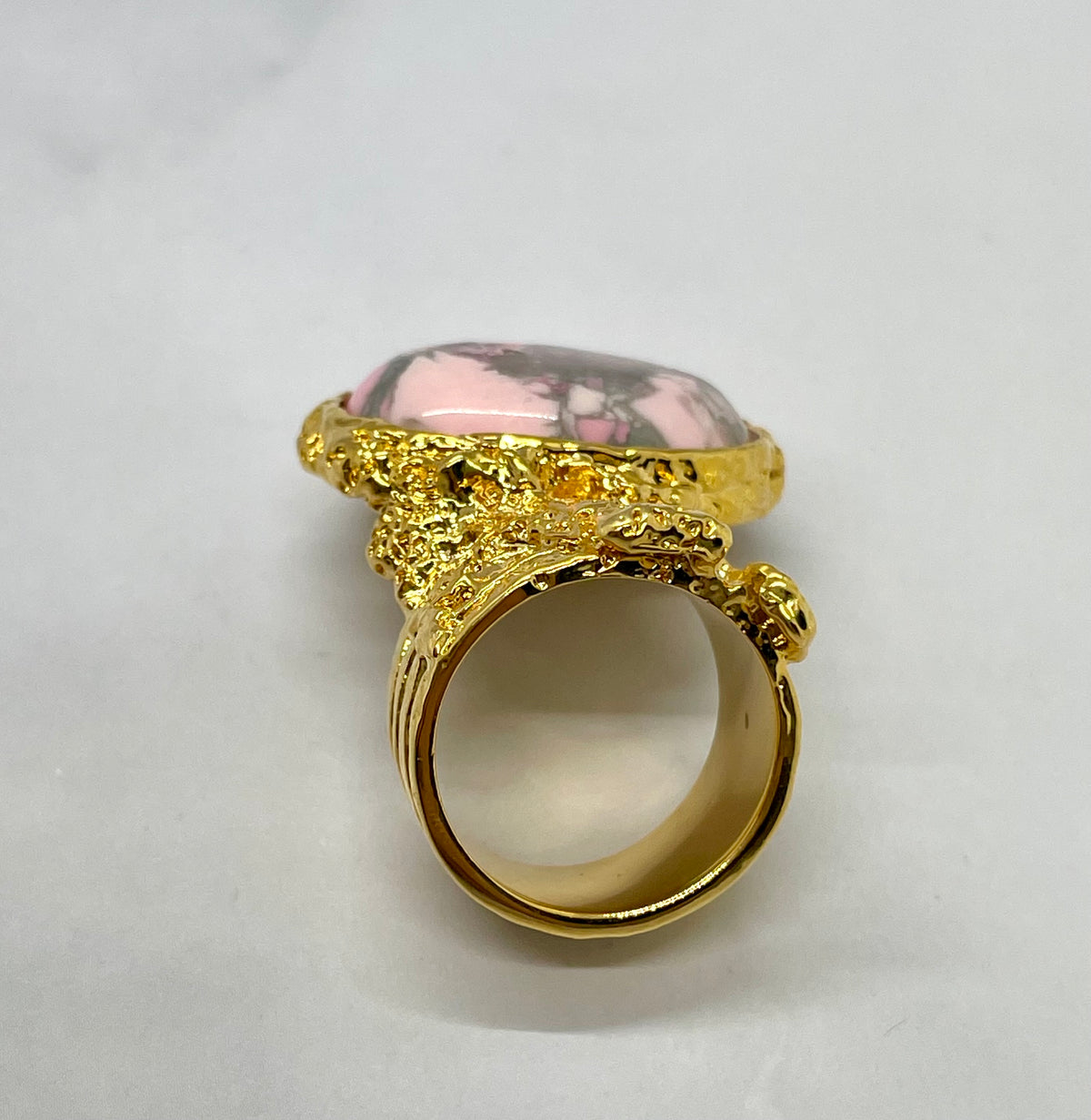 YSL YVES SAINT LAURENT Vintage Stone Ring Size 7 - Pre owned