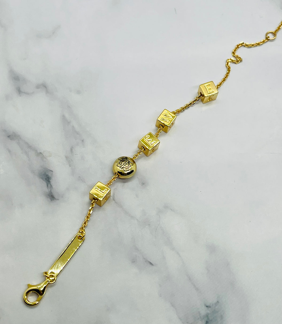 LOEWE Monogram Charm Bracelet - Pre owned