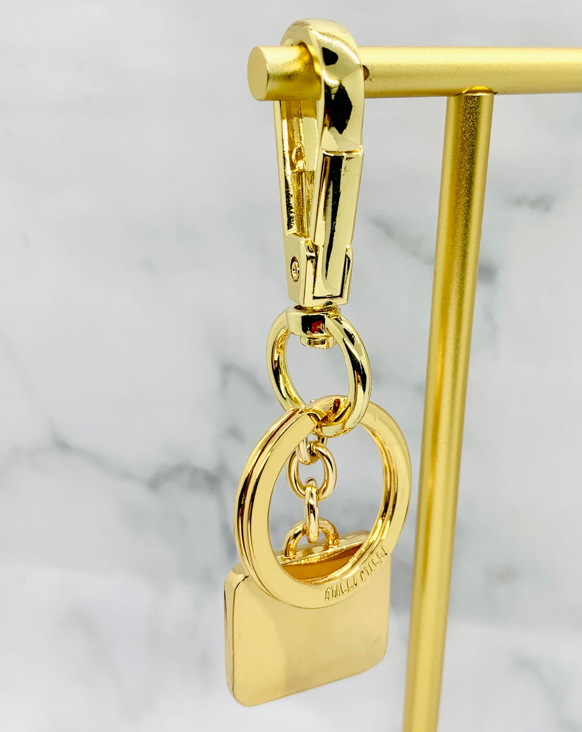 MIU MIU Monogram Keychain - Pre owned