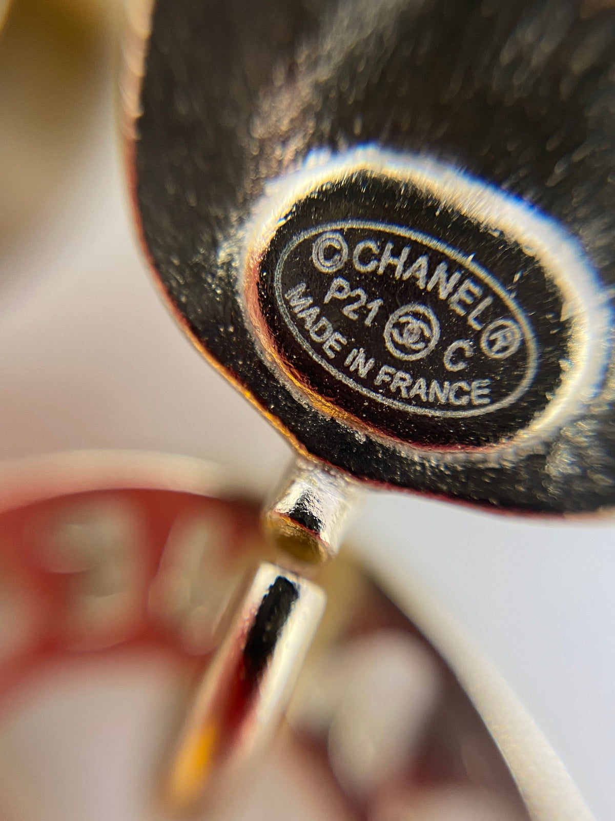 CHANEL CC Statement Rhinestone Earrings - USED