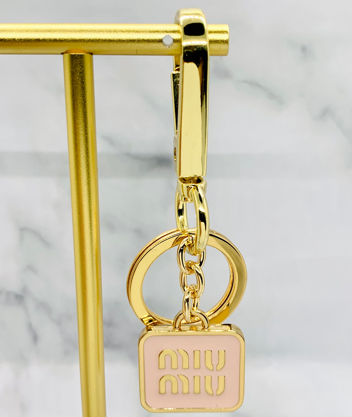MIU MIU Monogram Keychain - Pre owned