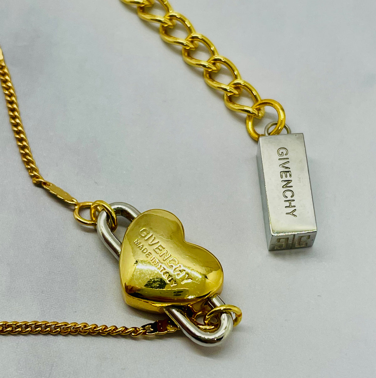 GIVENCHY Heart Chain Necklace - Pre owned