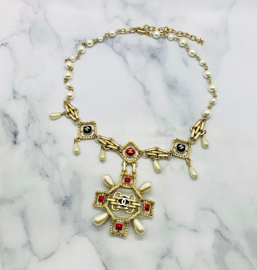 CHANEL CC Statement Necklace - Pre owned