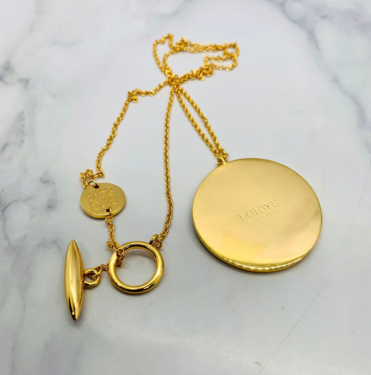 LOEWE Moon Pendant Necklace - Pre owned