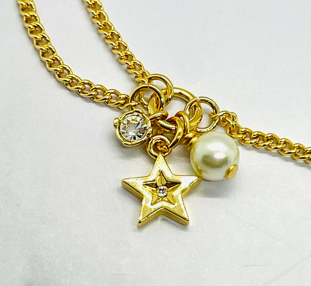 CHRISTIAN DIOR Charm Chain Bracelet - Pre owned