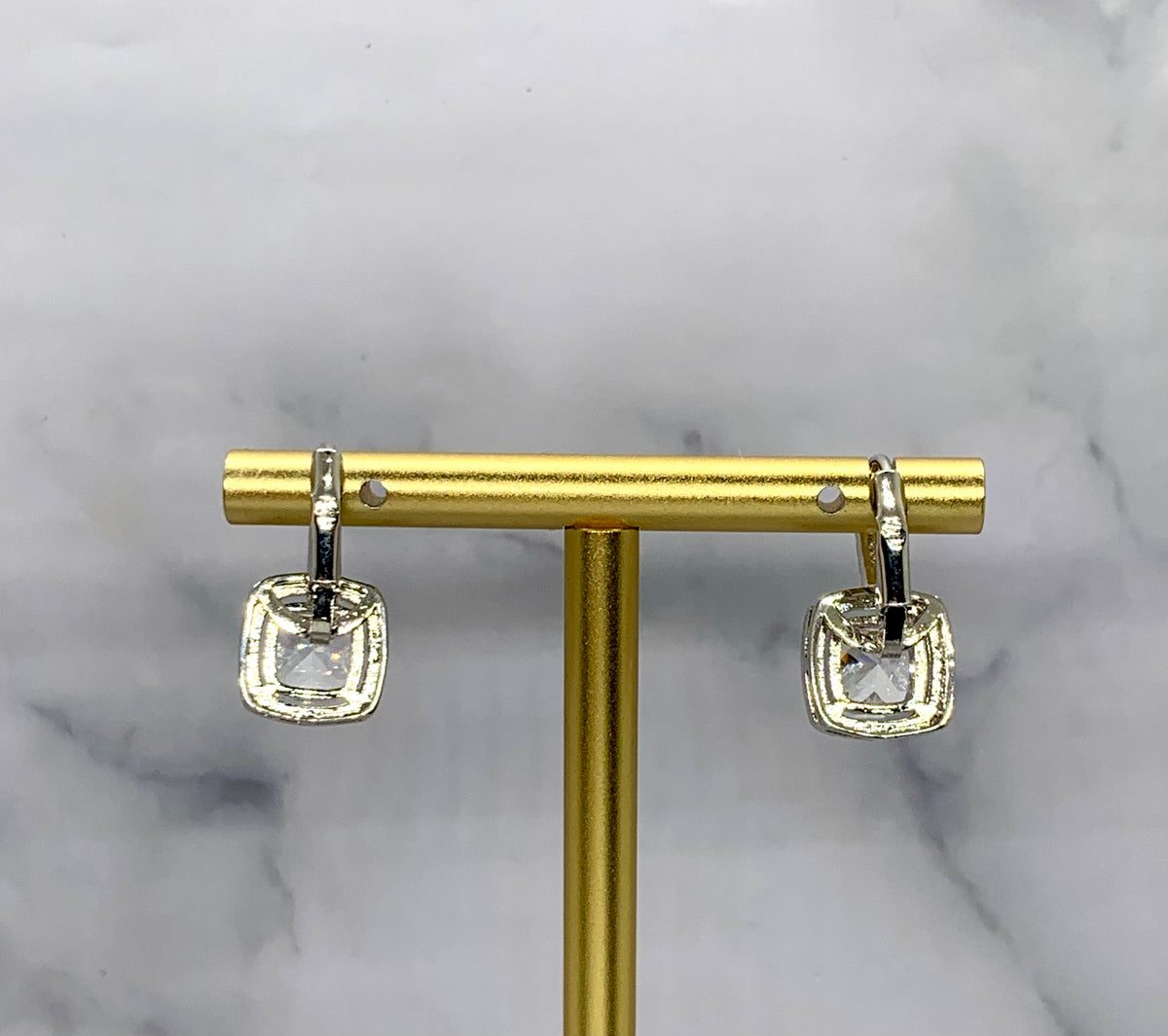 APM MONACO Rhinestone Earrings - Pre owned