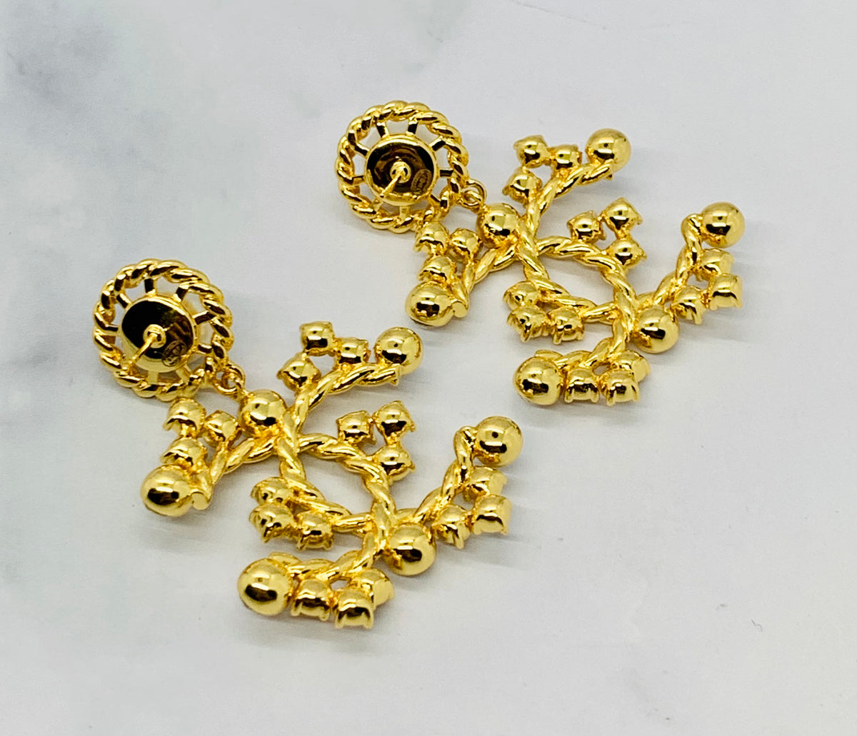CHANEL CC Rhinestone Statement Earrings - Pre owned