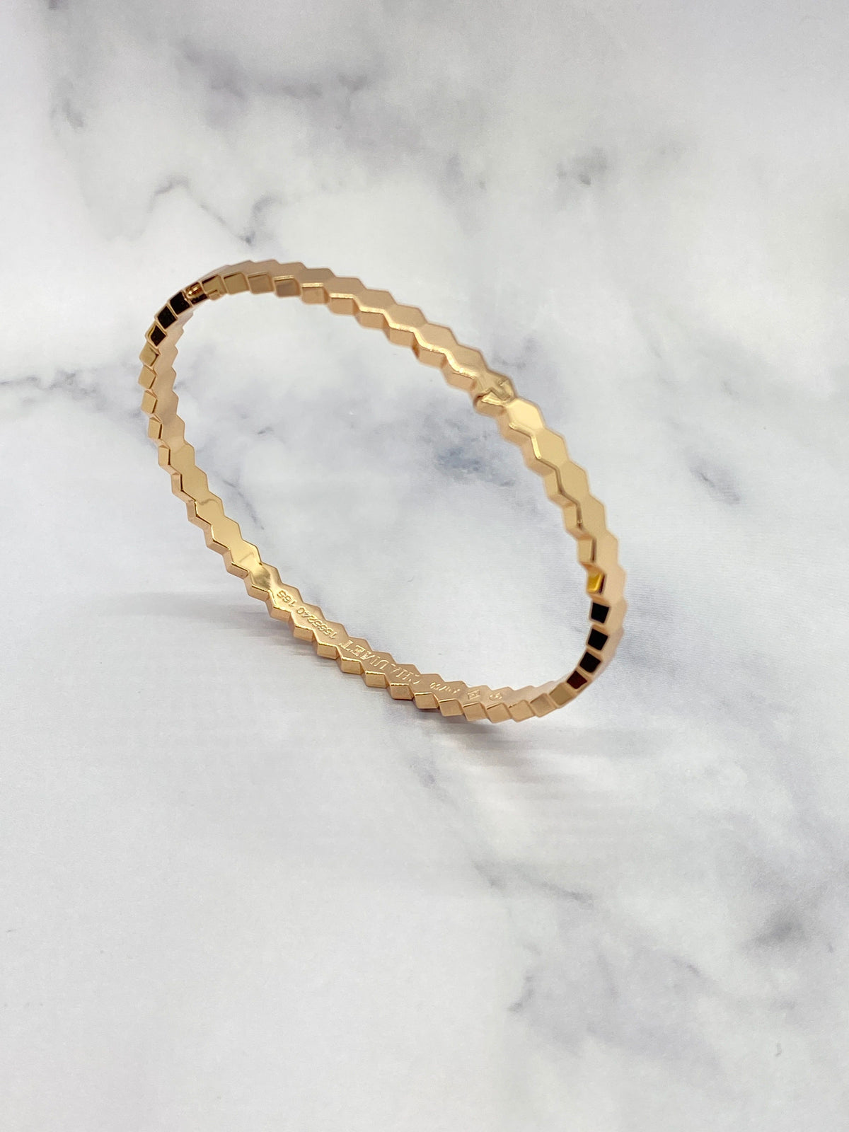 CHAUMET18k rose gold bangle bracelet - pre owned