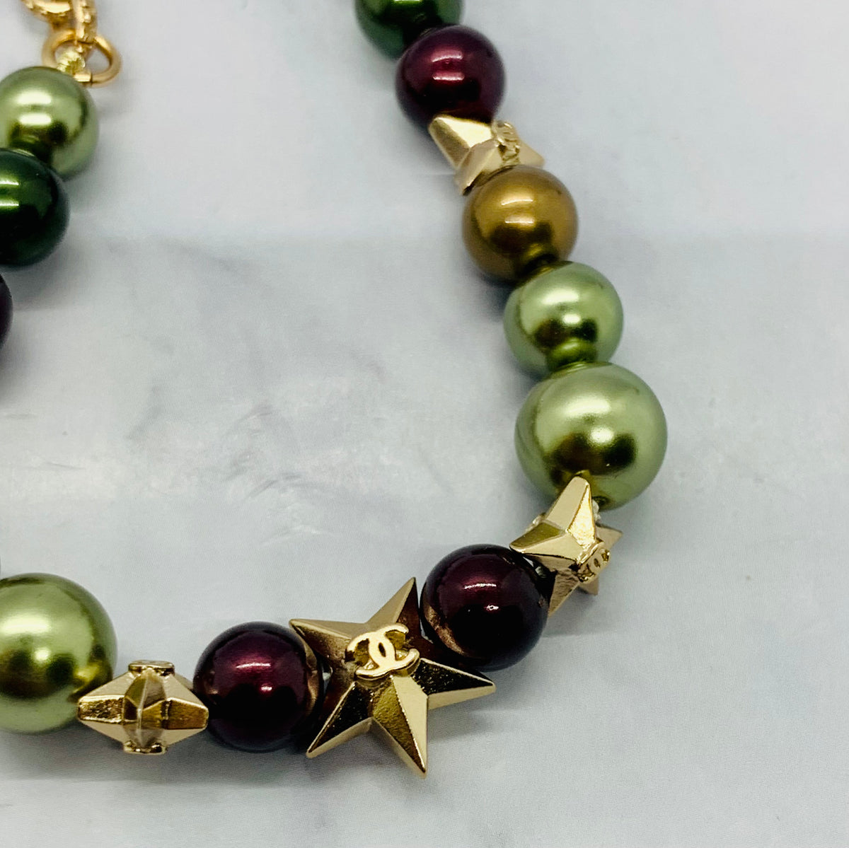 CHANEL CC Western Star Bracelet - USED