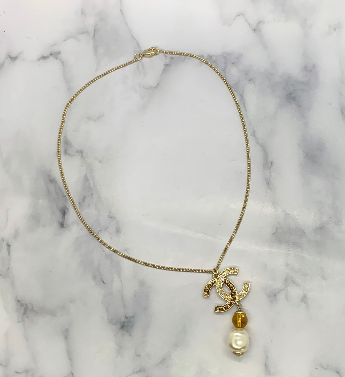 CHANEL CC 2017 Pendant Necklace - Pre owned