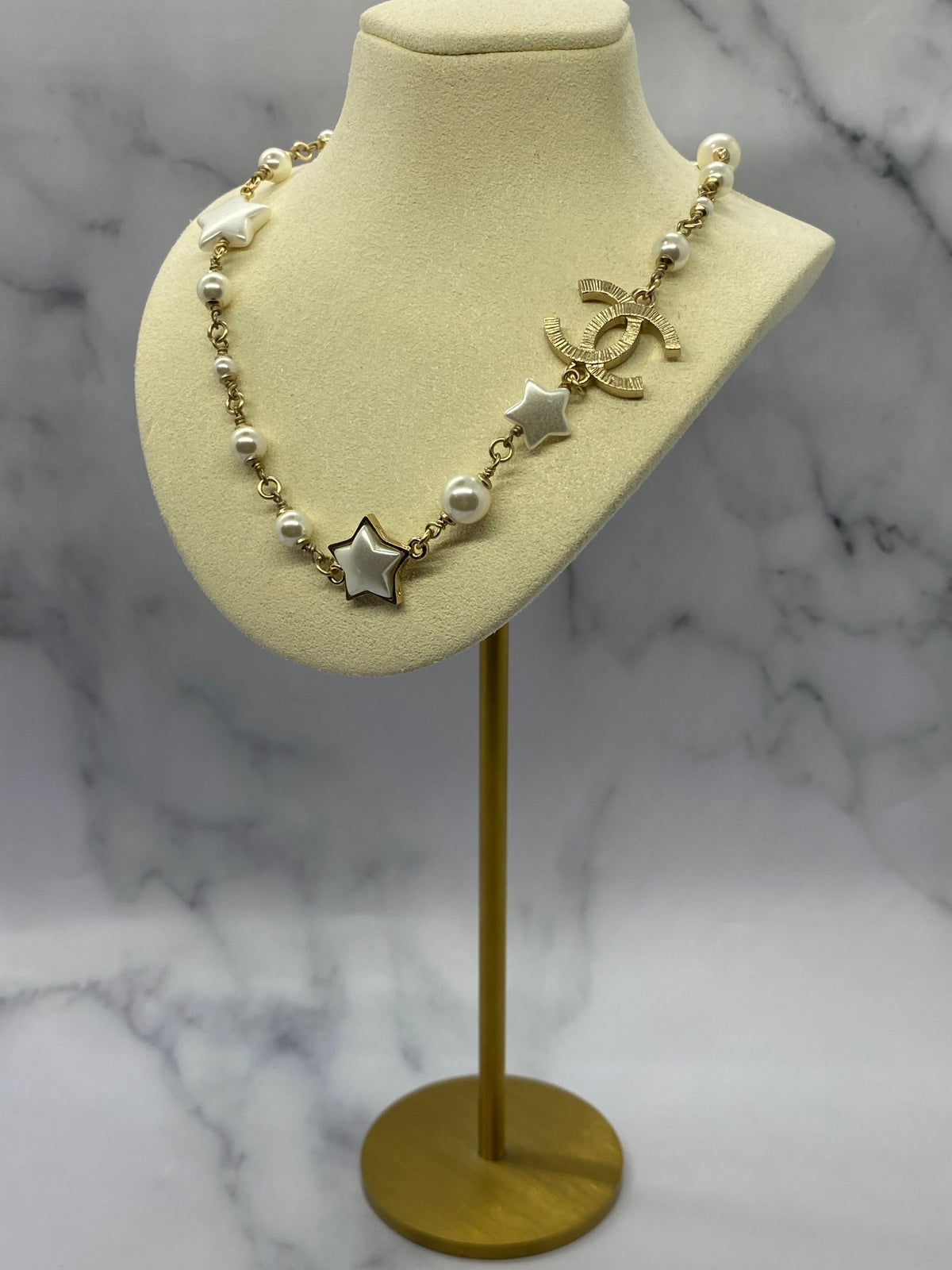 CHANEL CC Star Necklace - USED