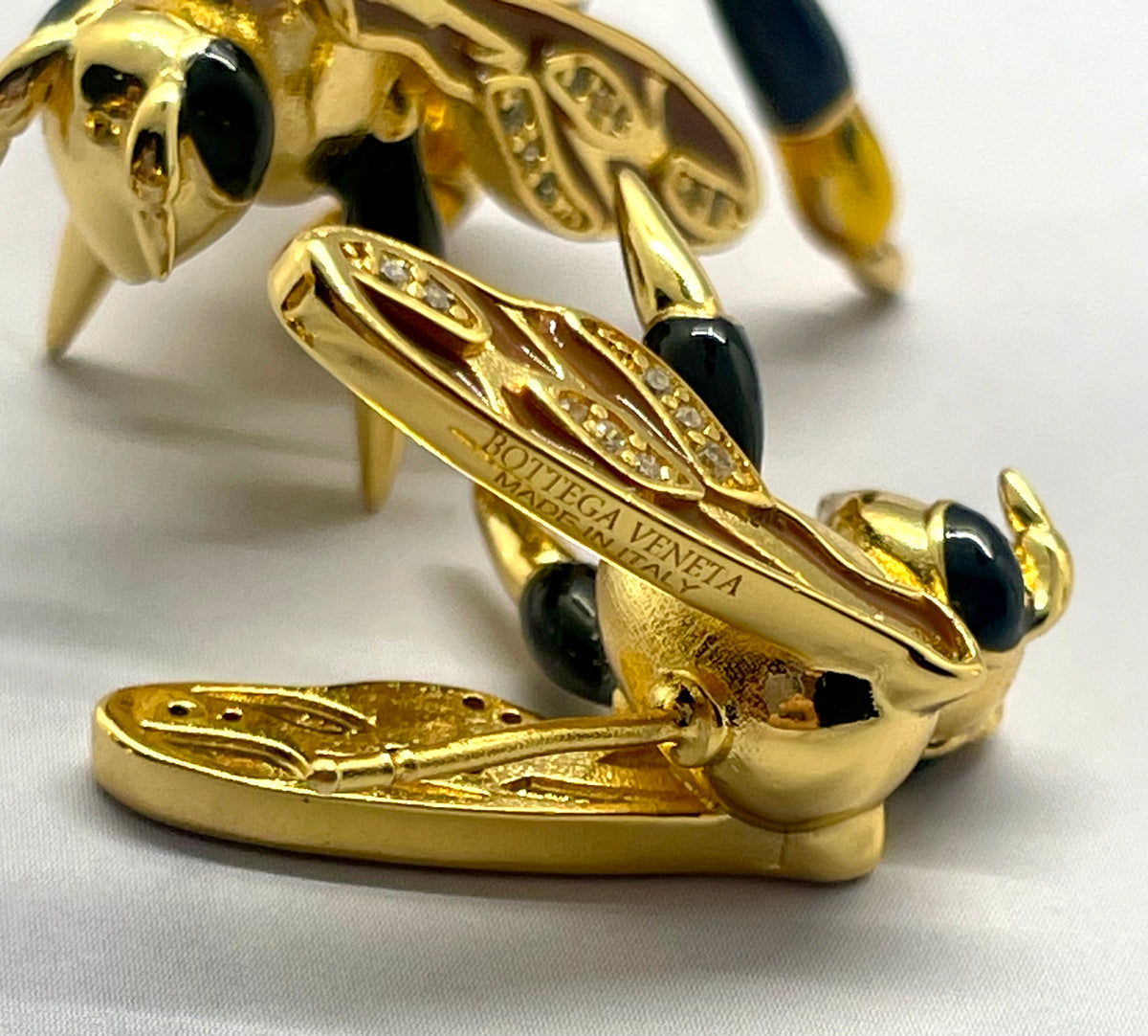 BOTTEGA VENETA Statement Bee Earrings - Pre owned
