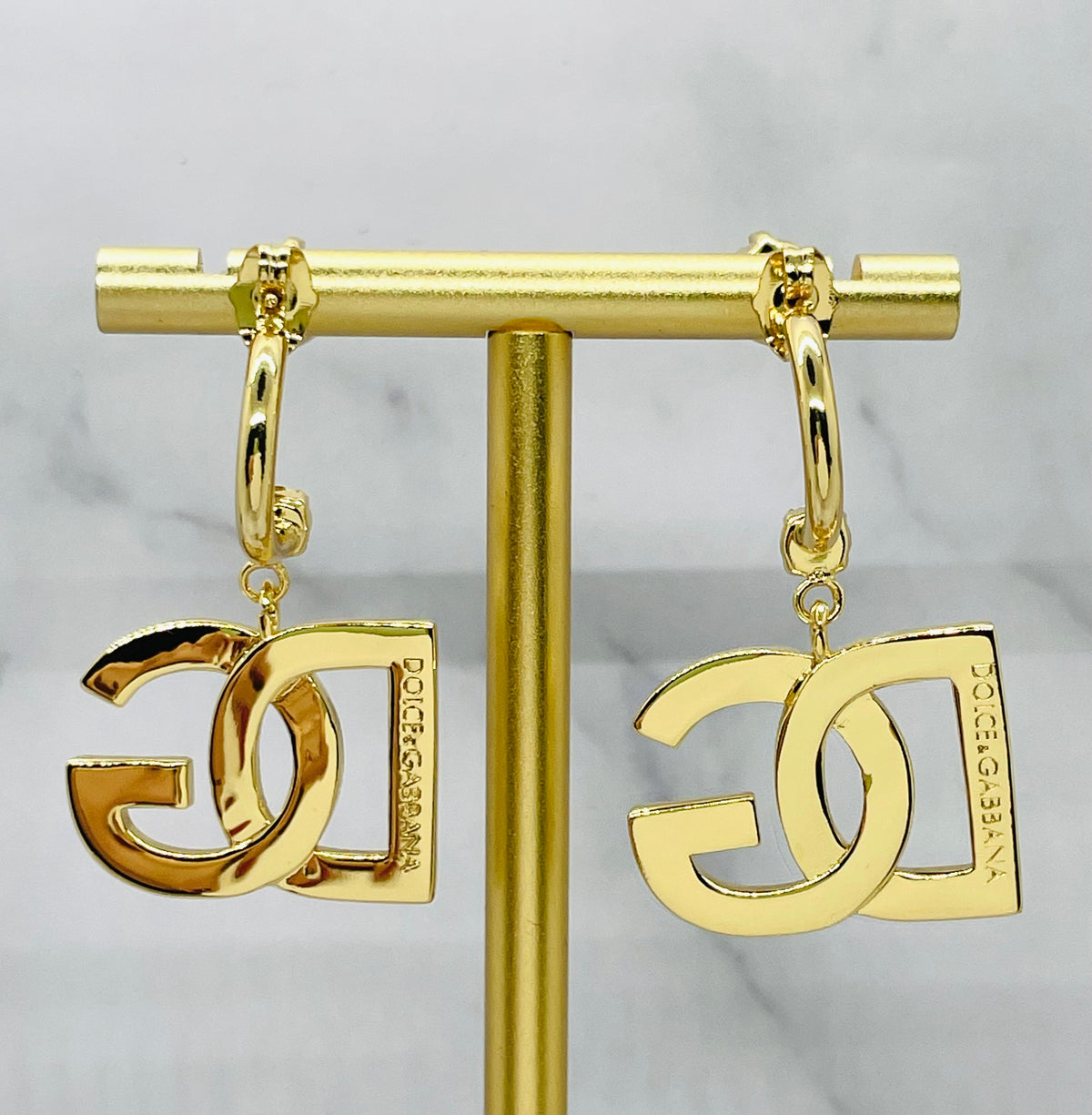 DOLCE & GABBANA Rhinestone Earrings - Pre owned