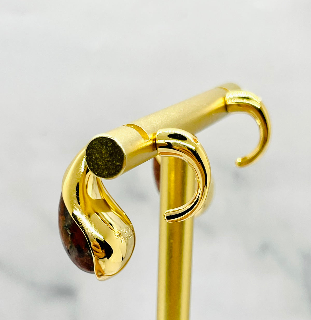 BOTTEGA VENETA Drop Stone Earrings - Pre owned
