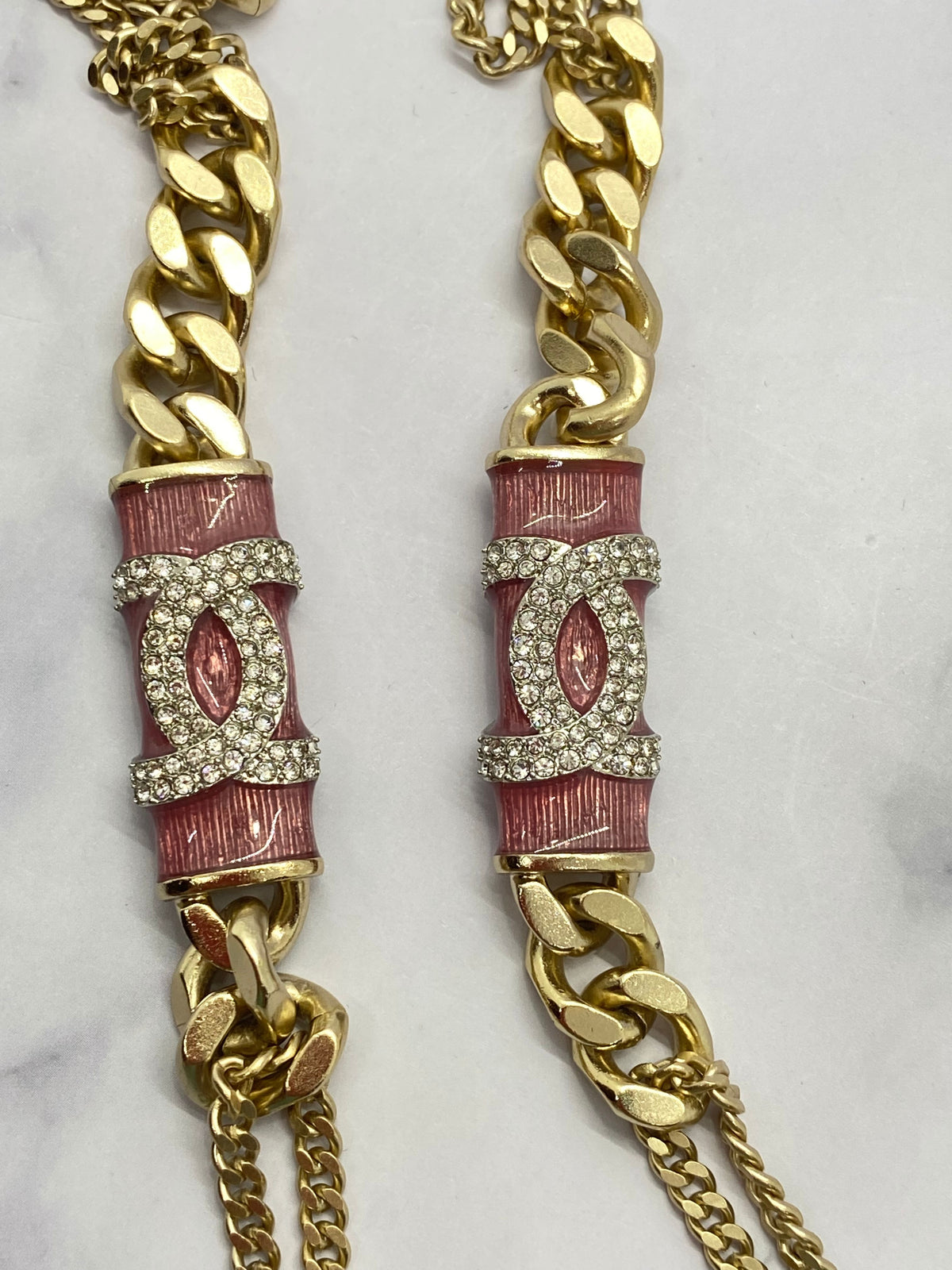 CHANEL CC Statement Chain Necklace - USED