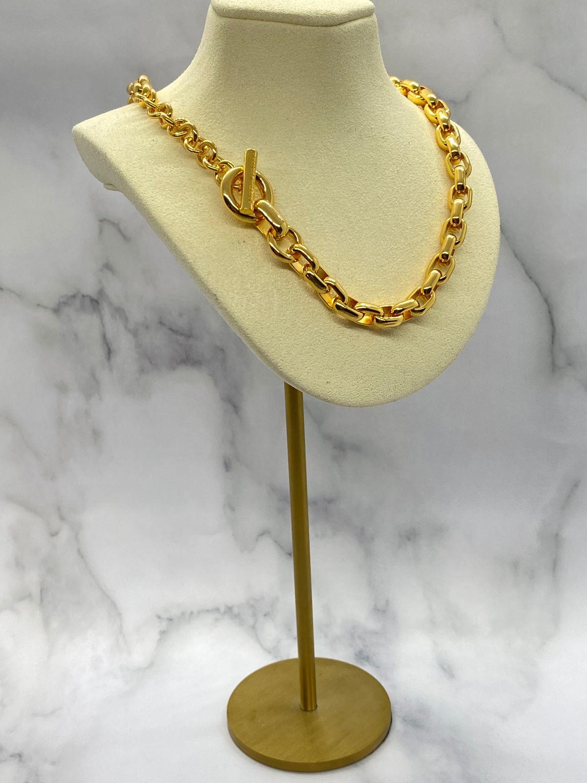 BOTTEGA VENETA Gold Chain Necklace - Pre owned