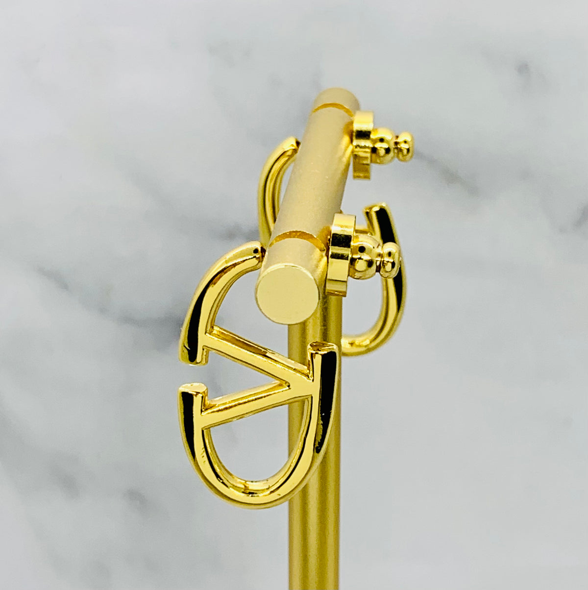 VALENTINO V Hoop Earrings - Pre owned