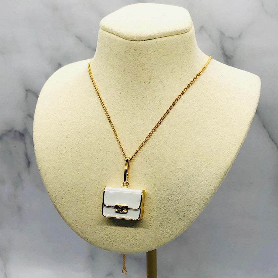 CELINE Handbag Pendant Necklace - Pre owned