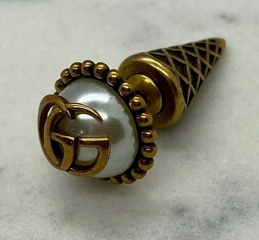 GUCCI GG Ice Cream Cone Single Earring - Pre owned